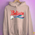 Believe Polysexual Pride Jingle Bell Hoodie - Light Pink